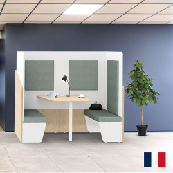 Cabine confidentialité duo