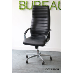 Fauteuil de travail en cuir pas cher