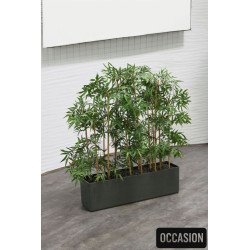 Bambous artificiels avec pot
