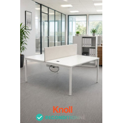 Bureaux bench blanc Knoll