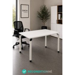 Bureau blanc pas cher - reconditionné