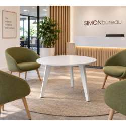 Table basse blanche d'occasion
