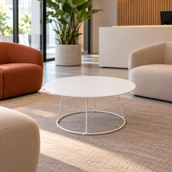 Table basse blanche d'occasion
