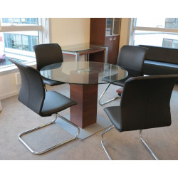 Table ronde verre MACE