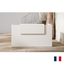 Bureau d'accueil avec réhausse