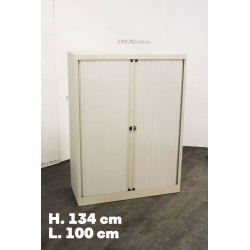 Armoire métallique blanche