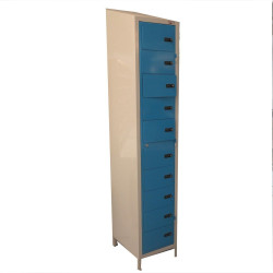 Vestiaire 10 cases à code