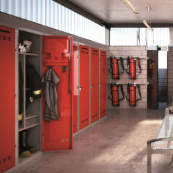 VESTIAIRE POMPIER CENTRE DE SECOURS