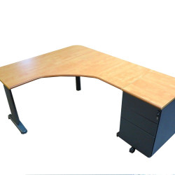 Bureau avec retour droite ou gauche