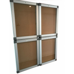 Vitrine d'affichage Planorga
