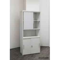 Armoire de bureau blanche monobloc