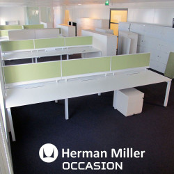Bench 6 bureaux Herman Miller