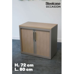 Armoire basse à rideaux Steelcase
