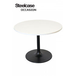 Table ronde blanche Steelcase