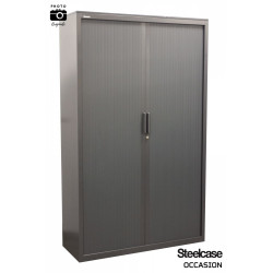 Armoire métallique grise Steelcase