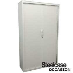 Armoire métallique blanc cassé