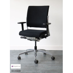 Fauteuil noir Majencia