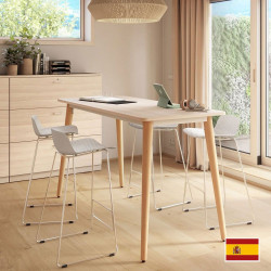 Table haute scandinave 