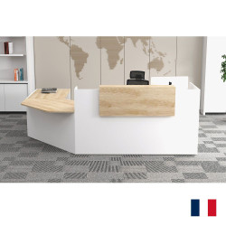 Banque d'accueil angle 