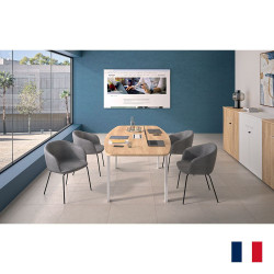 Table réunion tonneau