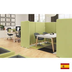 Cloison open-space couleur