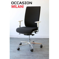 Fauteuil noir Milani