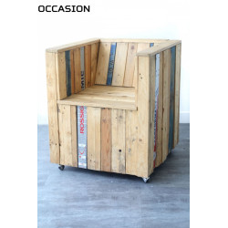 Fauteuil en palette