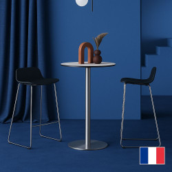 Table haute en inox