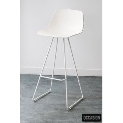 Chaise haute blanche