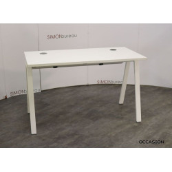 Bureau blanc 120cm