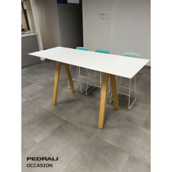Table blanche Pedrali