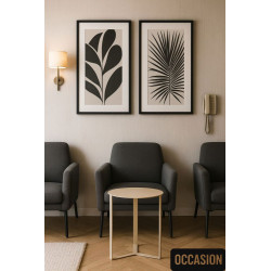 Table basse en acier