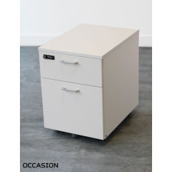 Caisson métallique blanc