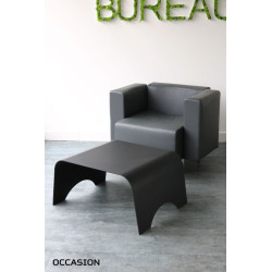 Table basse en aluminium