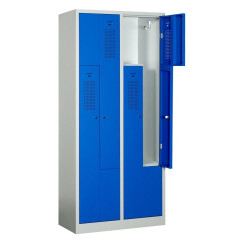Vestiaire métallique en L