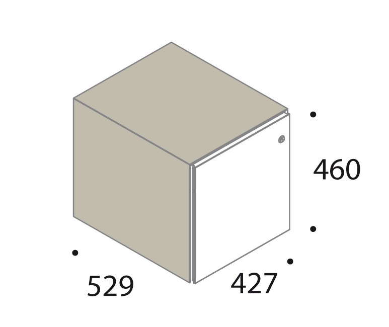 dimensions du caisson mobile