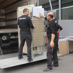 Transport de mobilier de bureau repris