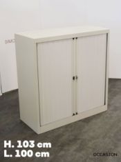 Armoire à rideaux monobloc métallique