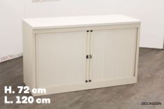 Armoire portes coulissantes occasion blanche