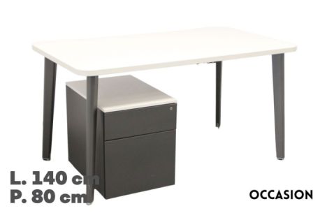 bureau occasion caisson blanc pas cher