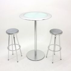 Indecasa - Tabouret - aluminium - table haute - design - classic retro