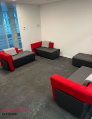 coworking collaboratif banquette accueil haworth