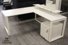 bureau blanc retour occasion pas cher