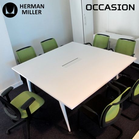Herman Miller table réunion occasion carré