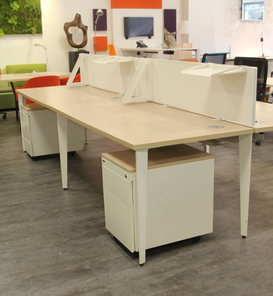 Bureau open space 4 personnes - KONTOR