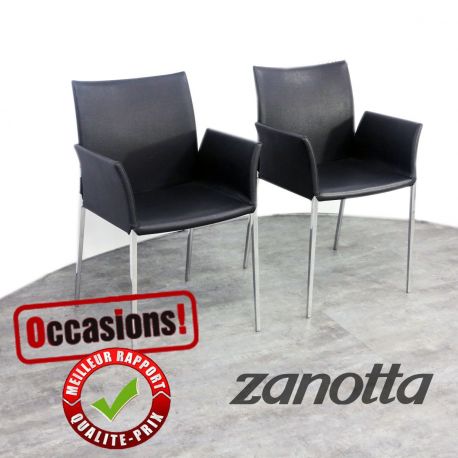 zanotta chaise cuir occasion