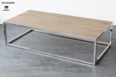 table basse scandinave bois nordique 