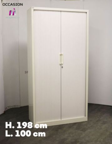 armoire blanche portes battantes knoll