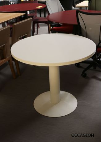 table ronde blanche sedus 90cm