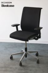 fauteuil think steelcase noir occasion tétîère